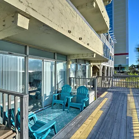 Oceanfront Condo With Shared Deck And Beach Access!
